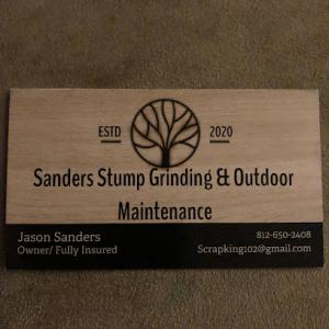Sanders Stump Grinding