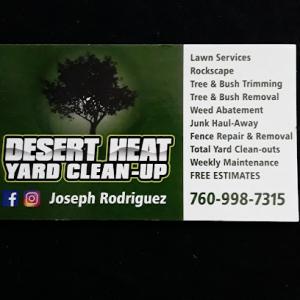 Desert Heat Yard Clean Up
