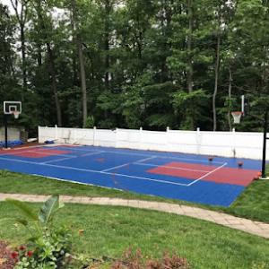 The ground father landscape construction