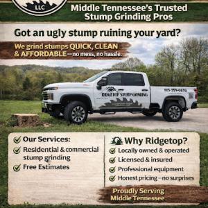 RidgeTop Stump Grinding