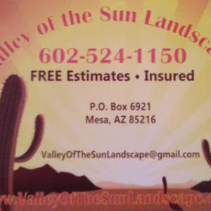 Valley Of The Sun Landscape