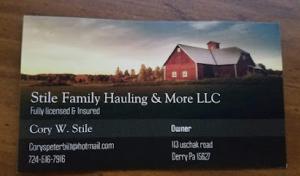Stile Family Hauling &More