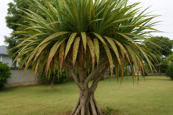 Pandanus Tectorius affected by Leaf spot