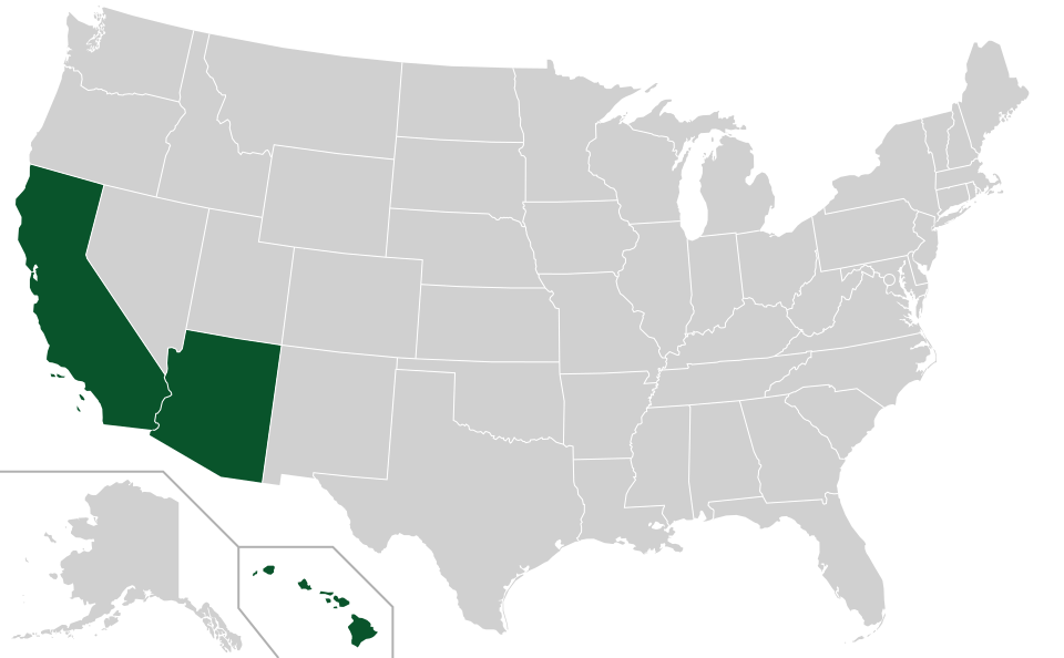 Coverage map for Lemon in the US