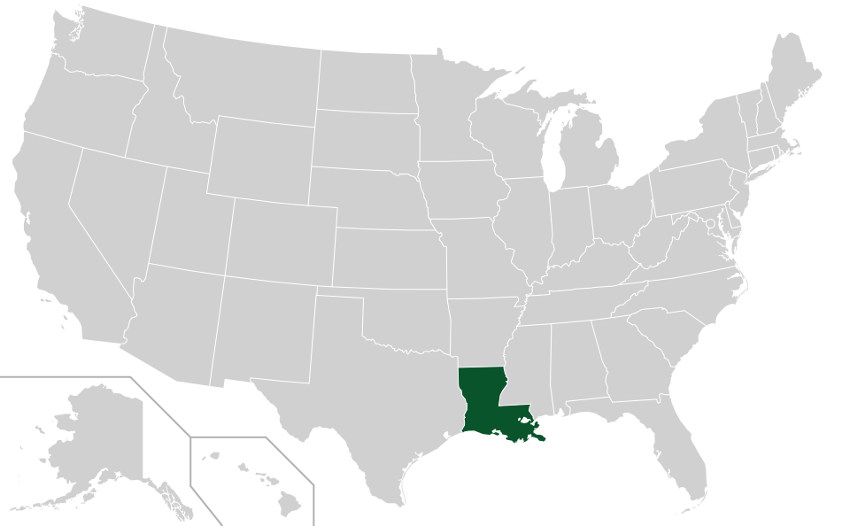 Coverage map for Overcup Oak in the US