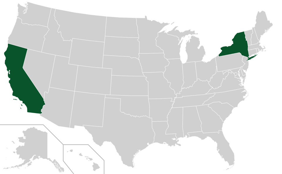 Coverage map for Pagoda Tree in the US