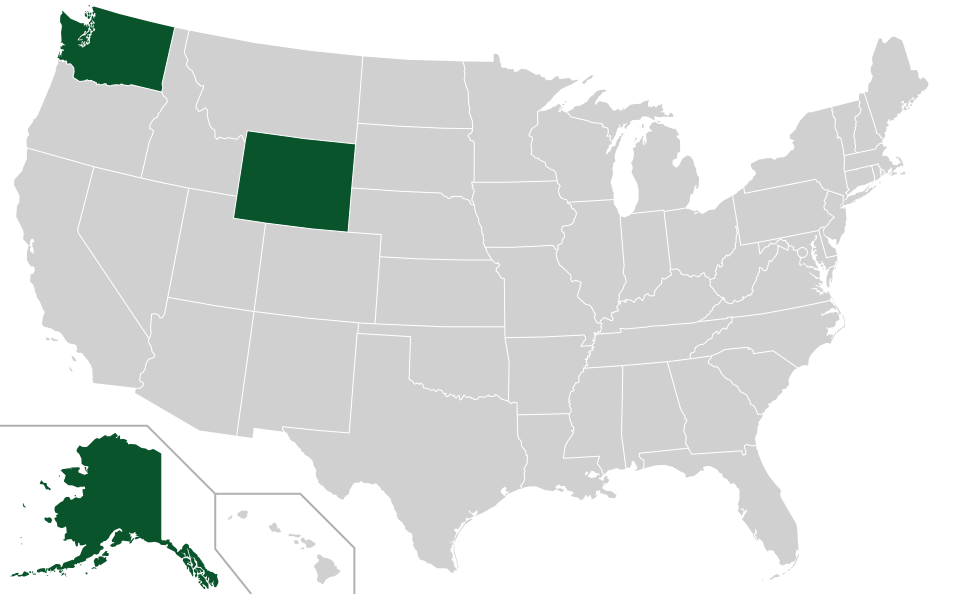 Coverage map for Red-osier Dogwood in the US