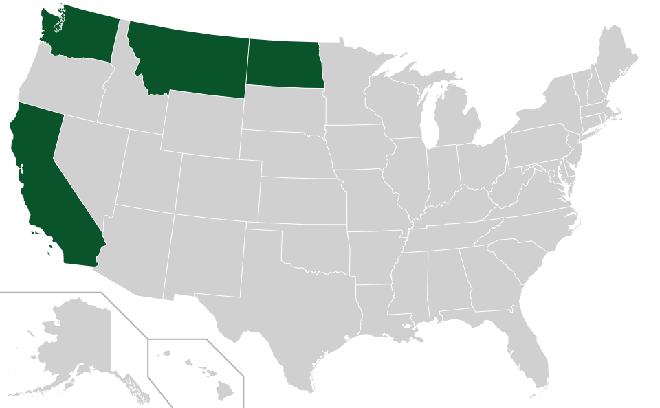 Coverage map for Willow in the US