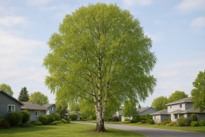 Alaska Birch in Spring