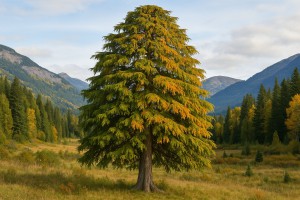 Alaska Cedar in Autumn