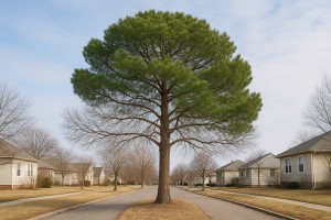 Aleppo Pine in Winter