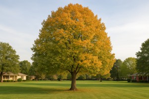 American Basswood in Autumn