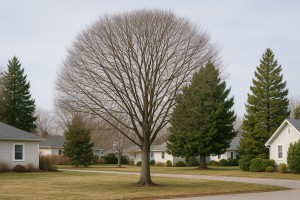 American Hornbeam in Winter