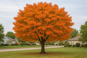 American Persimmon in Autumn