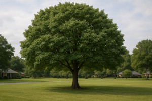 Persimmon in the summer