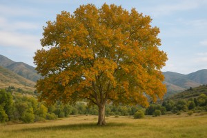American Sycamore in Autumn