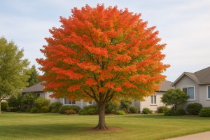 Amur Maple in Autumn