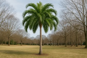 Areca Palm in Winter
