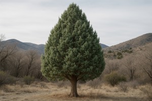 Arizona Cypress in Winter