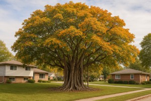 Banyan Tree in Autumn