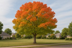Bigtooth Maple in Autumn