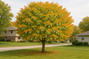 Bird Cherry in Autumn