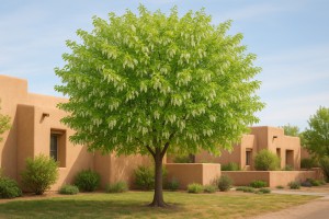 Bird Cherry in Spring