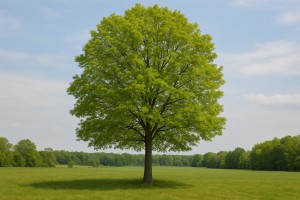 Bitternut Hickory in Spring