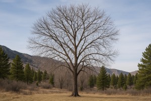 Black Locust in Winter