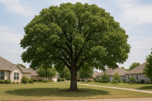 Blackjack Oak in the summer