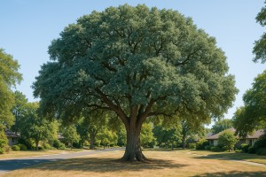 Blue Oak in the summer