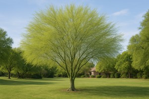 Blue Palo Verde in Spring