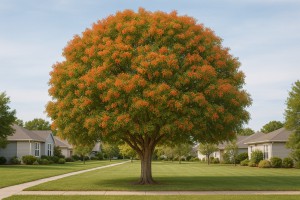 Brazilian Pepper in Autumn