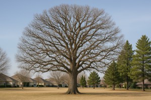 Bur Oak in Winter