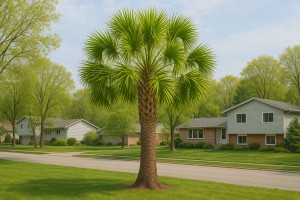 Cabbage Palm in Spring