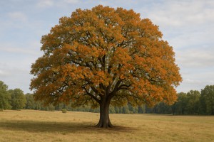 California Black Oak in Autumn