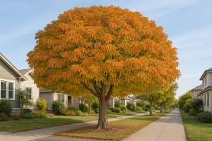 California Buckeye in Autumn