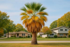 California Fan Palm in Autumn