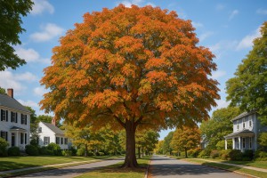 Caribbean Mahogany in Autumn