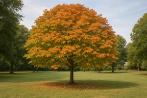 Carolina Buckeye in Autumn