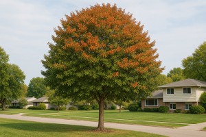Carolina Laurelcherry in Autumn