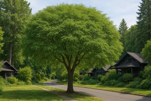 Catclaw Acacia (Senegalia greggii) in the summer