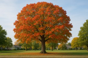 Cherrybark Oak in Autumn