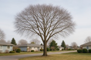 Chinese Elm in Winter