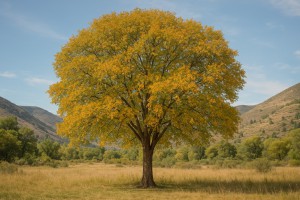 Chinese Hackberry in Autumn
