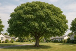 Chinese Hackberry in Summer