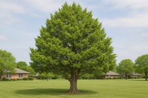 Chinese Juniper in Spring