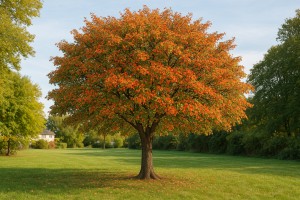 Common Hawthorn in Autumn