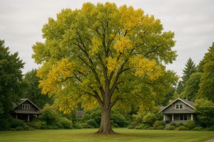 Eastern Cottonwood in Autumn