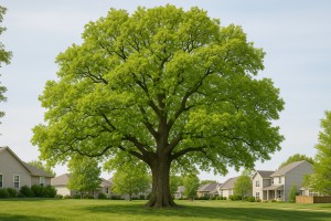 English Oak in Spring